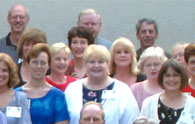 enlarged right side of 35th reunion photo; 2004