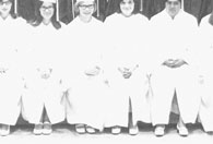 enlarged left side of class graduation photo