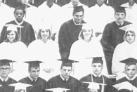 enlarged right side of class graduation photo