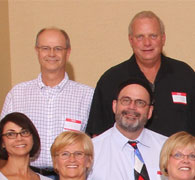 enlarged left side of 40th Reunion photo, 2010