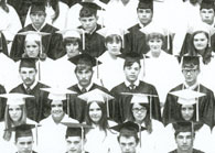 enlarged left side of grad photo