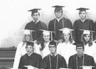 enlarged left side of grad photo