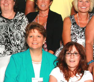 enlarged left side of 30th reunion photo