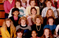 enlarged left side of class photo