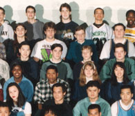 enlarged left side of class photo