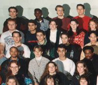 enlarged left side of class photo