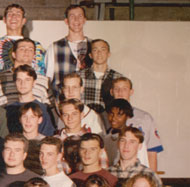 enlarged right side of 1996 grad photo