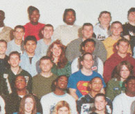 enlarged right side of 2005 class photo