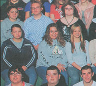 enlarged left side of class photo