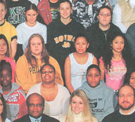 enlarged right side of class photo