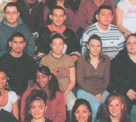 enlarged right side of class photo