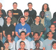 enlarged right side of class photo