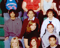 enlarged left side of 2008 grad photo