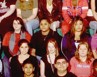 enlarged left side of 2008 grad photo