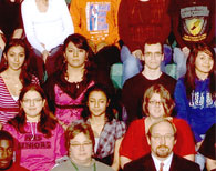 enlarged left side of 2008 grad photo