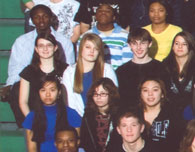 enlarged left side of 2009 grad photo