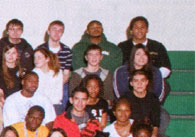 Class of 2011; enlarged right side of photo