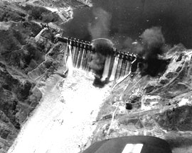 Hwachon Reservoir Dam; North Korea