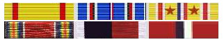 USS Blue Ridge (AGC-2) Ribbons