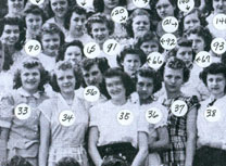 enlarged right side of graduation photo with numbers