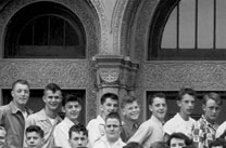 enlarged left side of Class of June, 1950