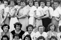 enlarged right side of Class of June, 1950