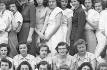 enlarged right side of Class of June, 1950