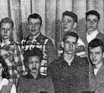 enlarged right side of January, 1950 class photo