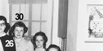 Oak Park Elementary 1954 Class with numbers
