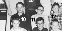 Oak Park Elementary 1954 Class with numbers