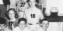 Oak Park Elementary 1954 Class with numbers