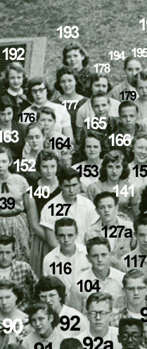 enlarged left side of photo with numbers