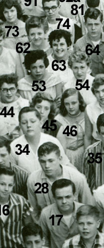 enlarged left side of photo with numbers