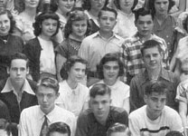 enlarged left side of Washington Irving; Class of 1950